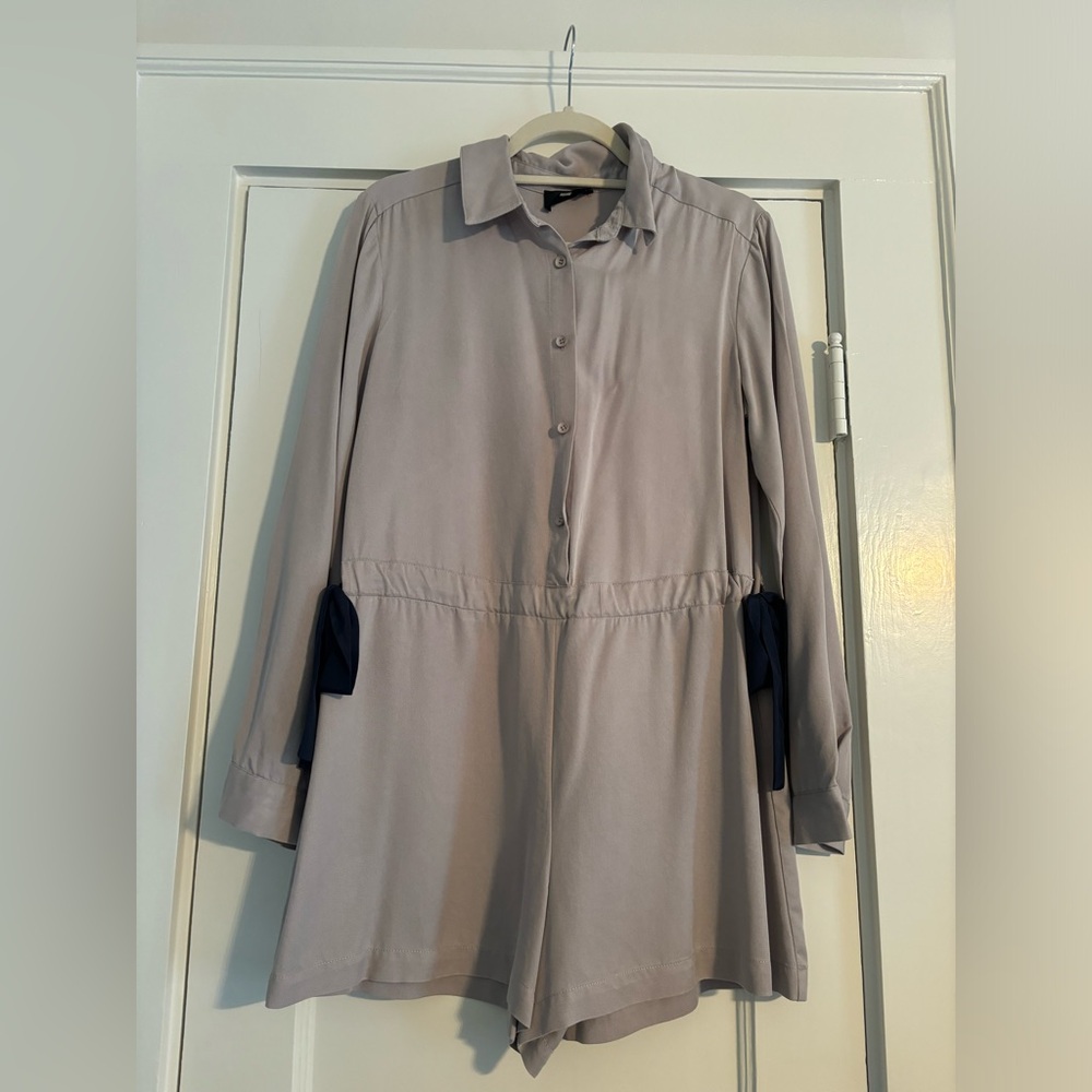 Romper with ties on the side
